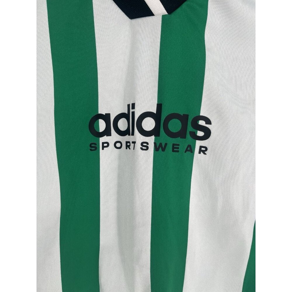 adidas Tiro Colorblock Crop Tee With Letter Logo Print And Stripe Detail, M - Picture 2 of 6